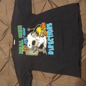 Snoopy Woodstock T-Shirt Vintage Black